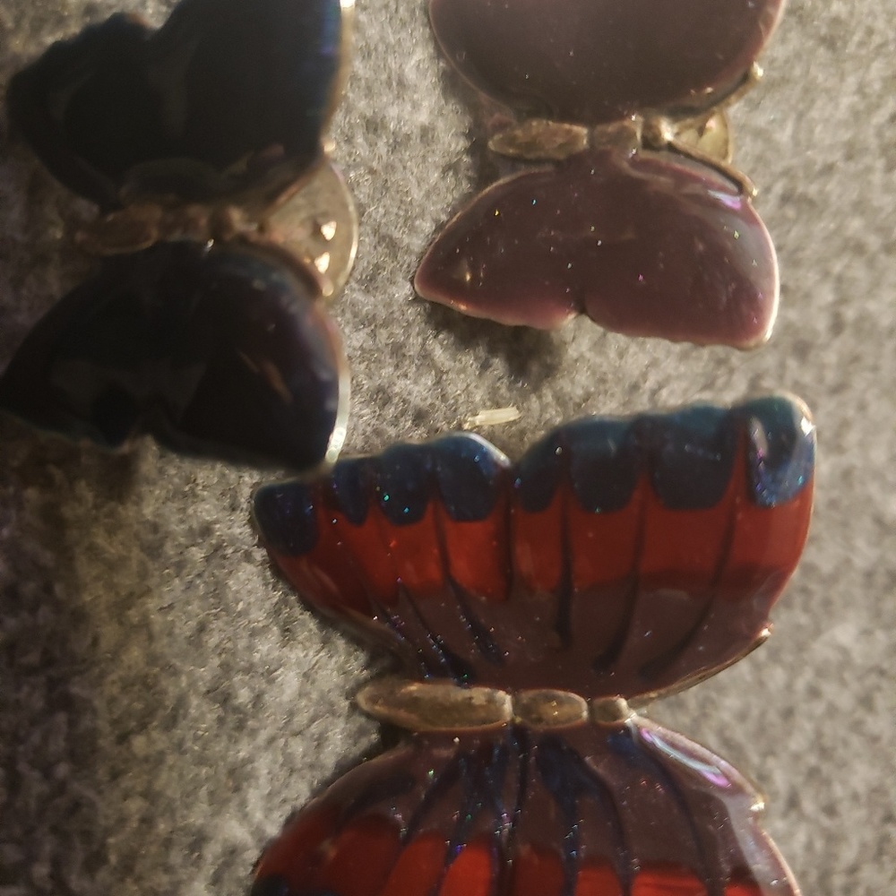 Butterfly pin collection